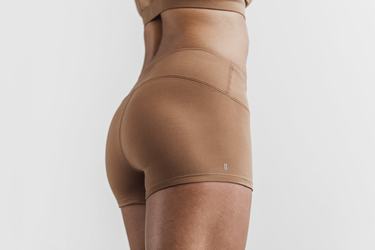 Nobull 2" Matte Women's Shorts Brown | Australia (AI9278)